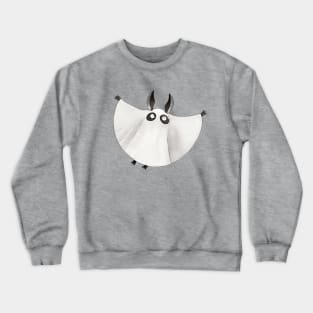 Halloween bat cute ghost Crewneck Sweatshirt